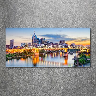 Pintura en acrílico horizontal Puente de Tennessee EE. UU.