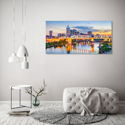 Pintura en acrílico horizontal Puente de Tennessee EE. UU.