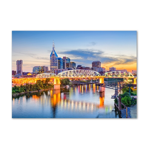 Pintura en acrílico horizontal Puente de Tennessee EE. UU.