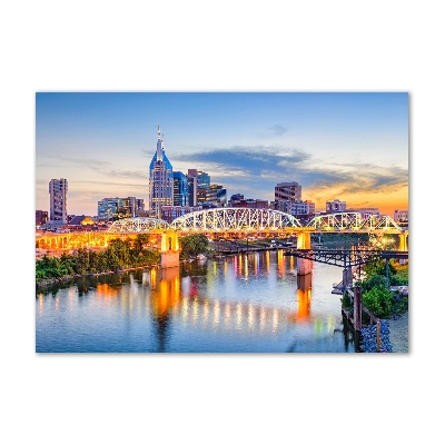 Pintura en acrílico horizontal Puente de Tennessee EE. UU.