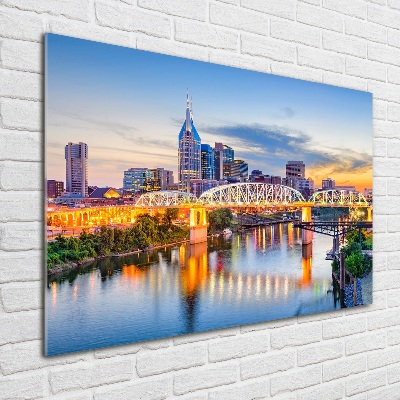 Pintura en acrílico horizontal Puente de Tennessee EE. UU.