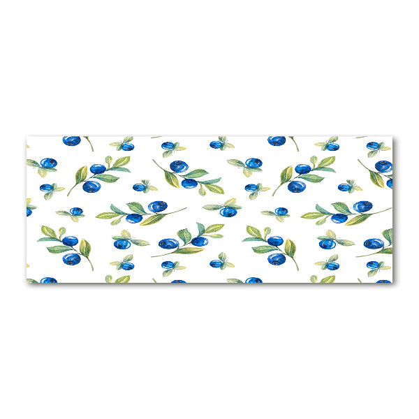 Pintura en acrílico horizontal Arándanos