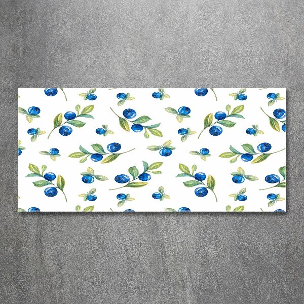 Pintura en acrílico horizontal Arándanos