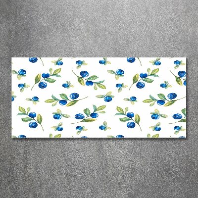 Pintura en acrílico horizontal Arándanos