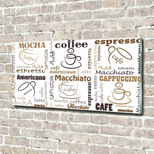 Foto en metacrilato horizontal Hora del café