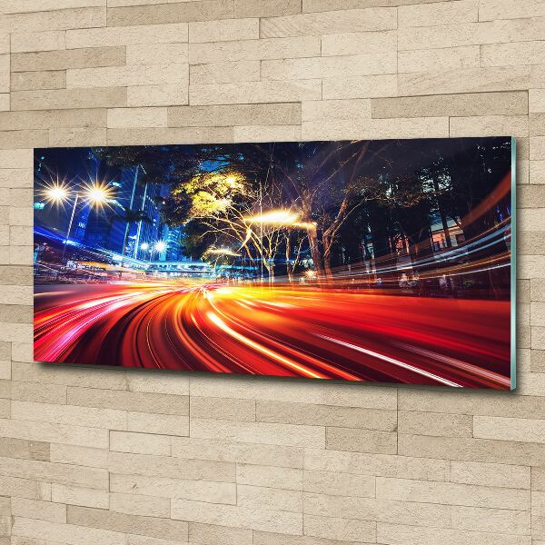 Cuadro metacrilato horizontal Velocidad en la ciudad