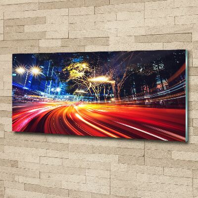 Cuadro metacrilato horizontal Velocidad en la ciudad