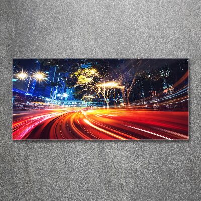 Cuadro metacrilato horizontal Velocidad en la ciudad