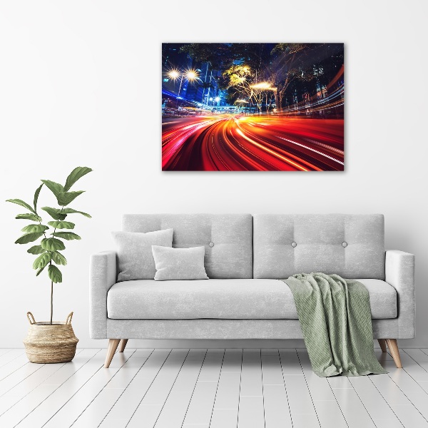 Cuadro metacrilato horizontal Velocidad en la ciudad