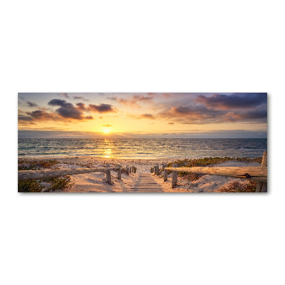 Foto obraz szkło akryl Ścieżka na plażę