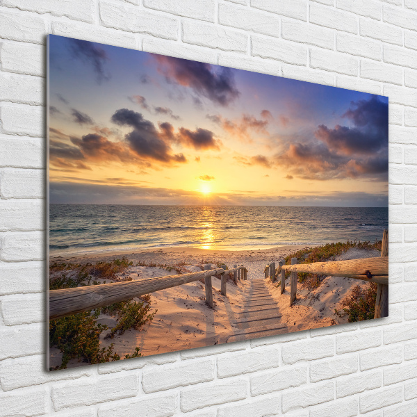 Cuadro metacrilato horizontal Camino a la playa