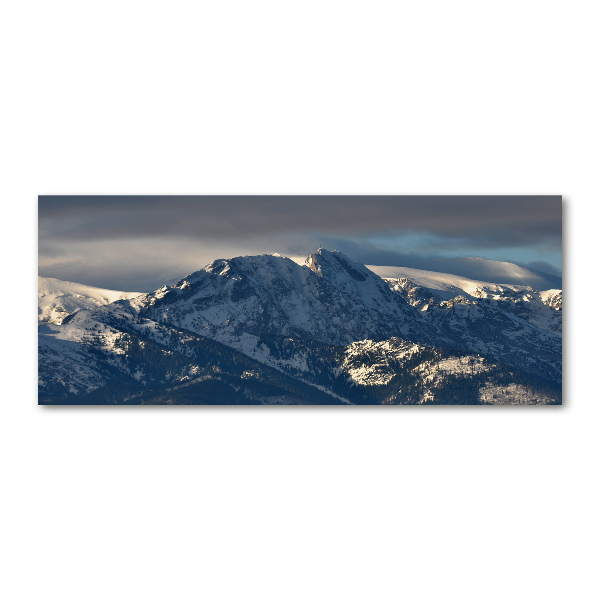 Cuadro metacrilato horizontal Giewont en invierno