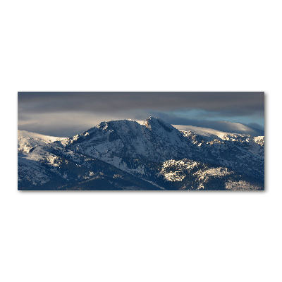 Cuadro metacrilato horizontal Giewont en invierno