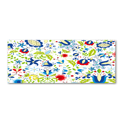 Pintura en acrílico horizontal Patrón étnico