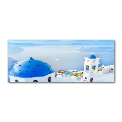 Cuadro metacrilato horizontal Santorini Grecia