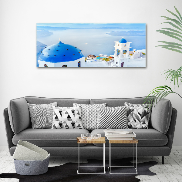 Cuadro metacrilato horizontal Santorini Grecia