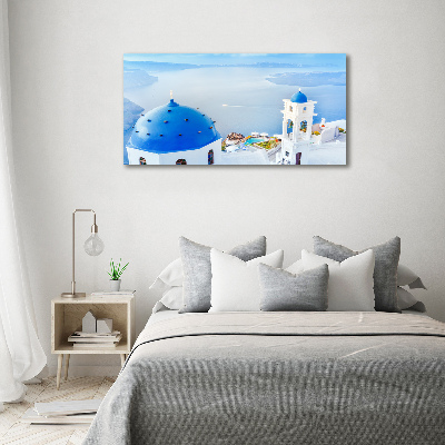 Cuadro metacrilato horizontal Santorini Grecia