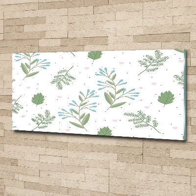 Foto en metacrilato horizontal Hojas