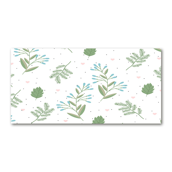 Foto en metacrilato horizontal Hojas