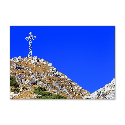 Foto obraz szkło akryl Giewont Tatry