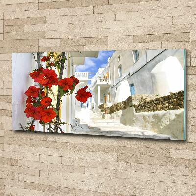 Cuadro metacrilato horizontal Mykonos Grecia