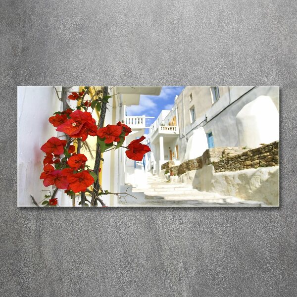Cuadro metacrilato horizontal Mykonos Grecia