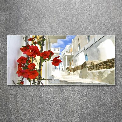 Cuadro metacrilato horizontal Mykonos Grecia