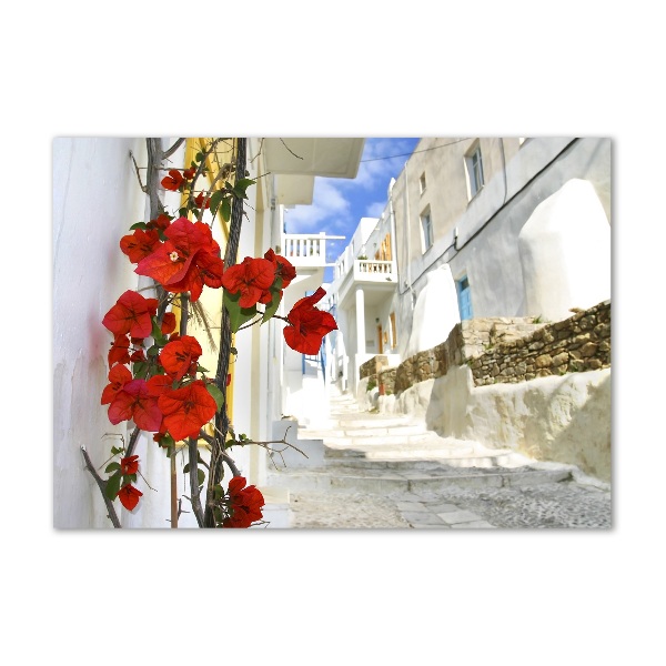 Cuadro metacrilato horizontal Mykonos Grecia