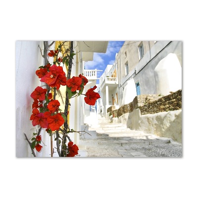 Cuadro metacrilato horizontal Mykonos Grecia