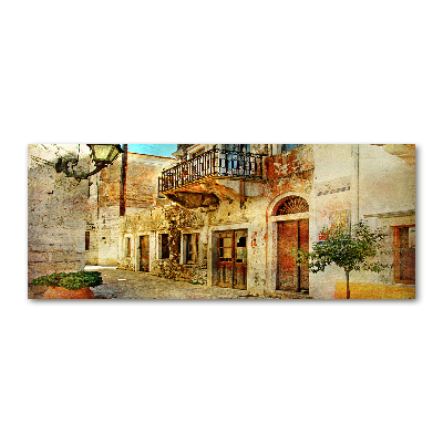 Foto obraz szkło akryl Uliczki w Grecji