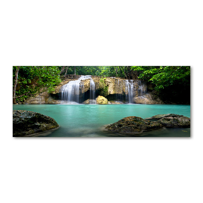 Pintura en acrílico horizontal Cascada