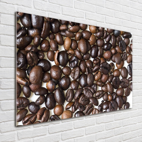 Cuadro metacrilato horizontal Granos de café