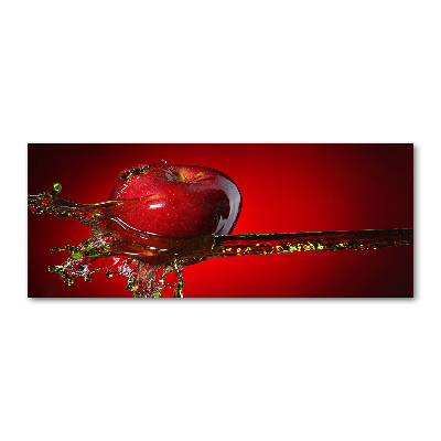 Cuadro acrílico horizontal Manzana y agua