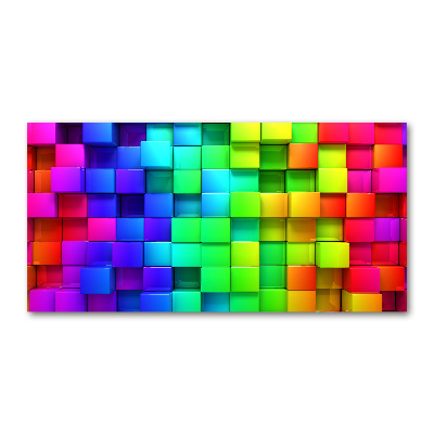 Cuadro metacrilato horizontal Cajas de colores