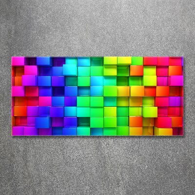 Cuadro metacrilato horizontal Cajas de colores