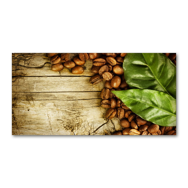 Cuadro metacrilato horizontal Café y laurel