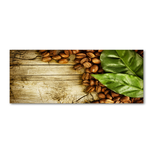 Cuadro metacrilato horizontal Café y laurel