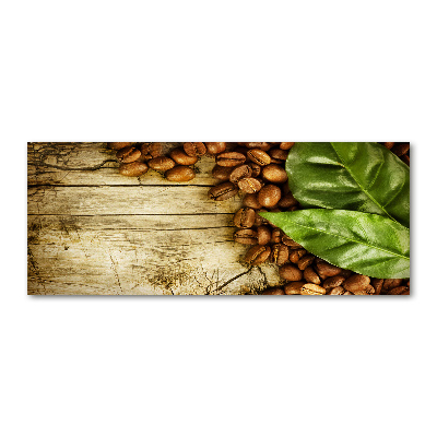 Cuadro metacrilato horizontal Café y laurel