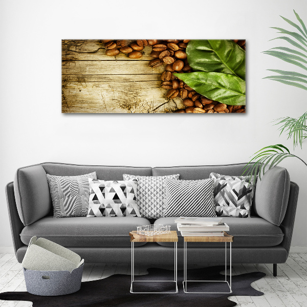 Cuadro metacrilato horizontal Café y laurel