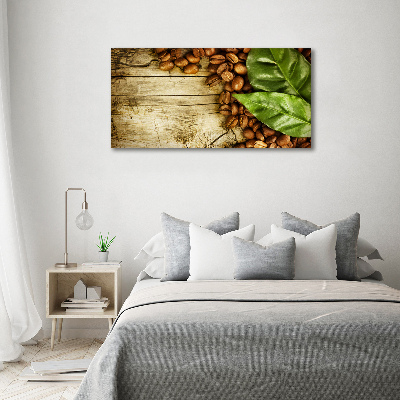Cuadro metacrilato horizontal Café y laurel
