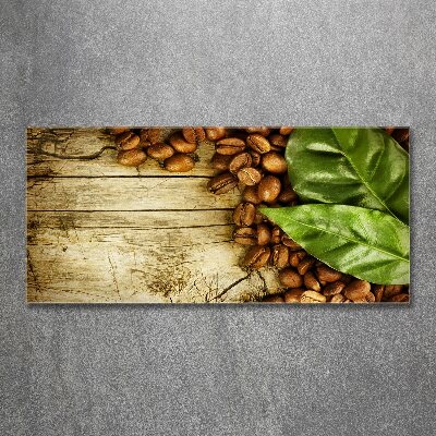 Cuadro metacrilato horizontal Café y laurel