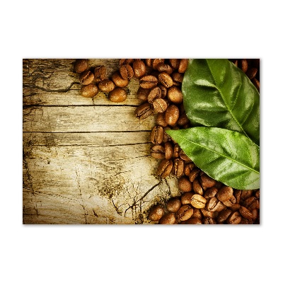 Cuadro metacrilato horizontal Café y laurel