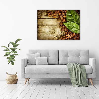 Cuadro metacrilato horizontal Café y laurel