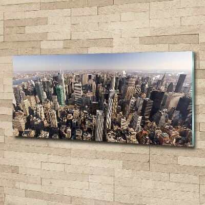 Foto en metacrilato horizontal Vista aérea de Nueva York