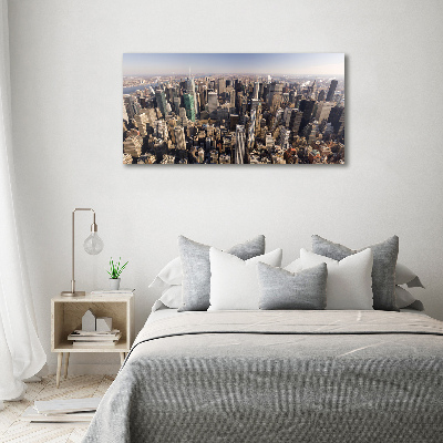Foto en metacrilato horizontal Vista aérea de Nueva York