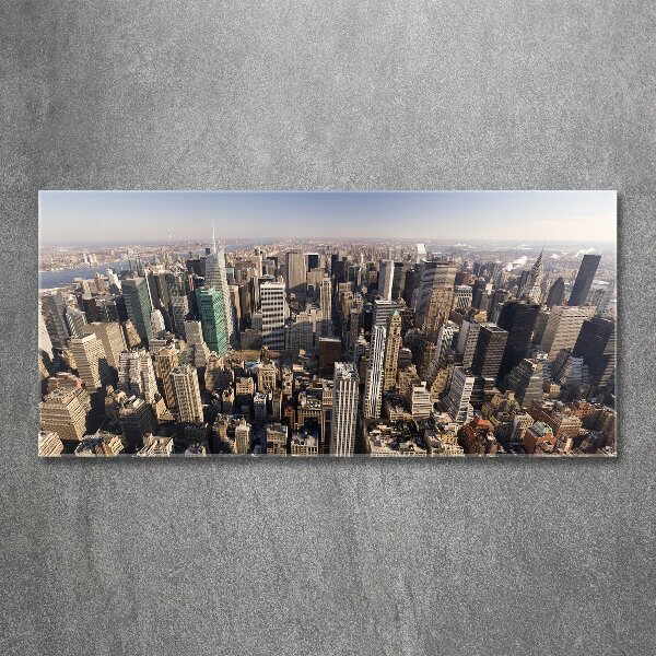 Foto en metacrilato horizontal Vista aérea de Nueva York