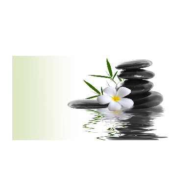 Pintura en acrílico horizontal Piedras zen