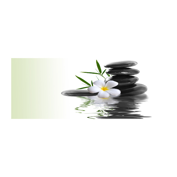 Pintura en acrílico horizontal Piedras zen