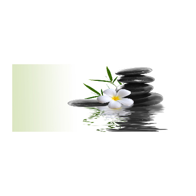 Pintura en acrílico horizontal Piedras zen