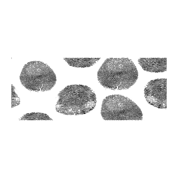 Cuadro metacrilato horizontal Huellas dactilares